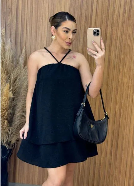 Vestido Isadora Duna - Preto