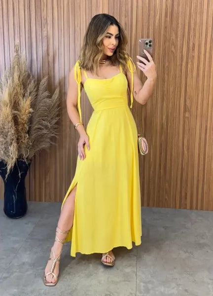 Vestido Laurie - Amarelo