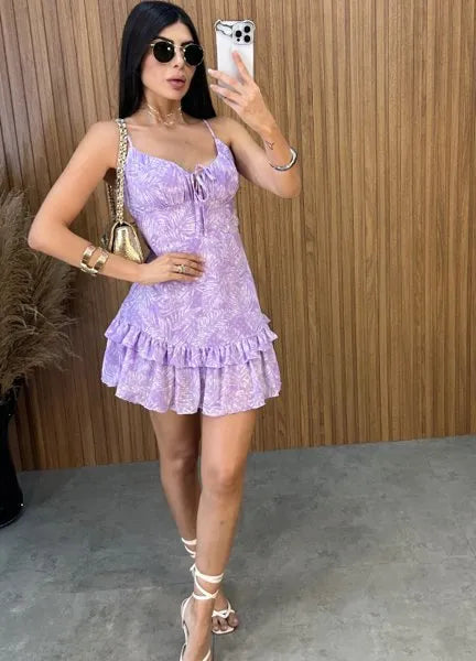 Vestido Alice Chiffon - Lavanda
