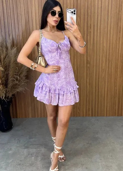 Vestido Alice Chiffon - Lavanda