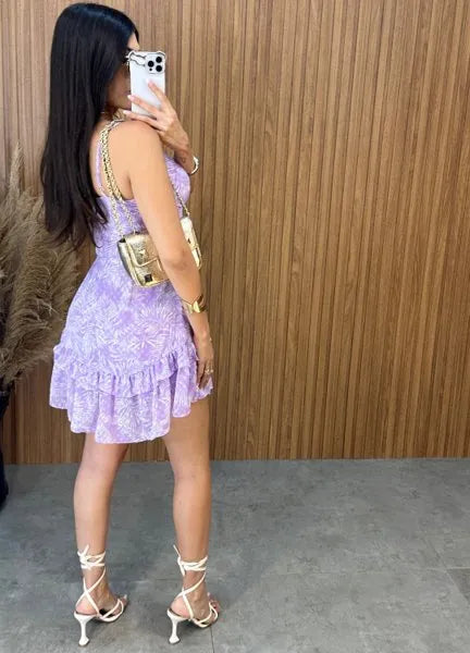 Vestido Alice Chiffon - Lavanda