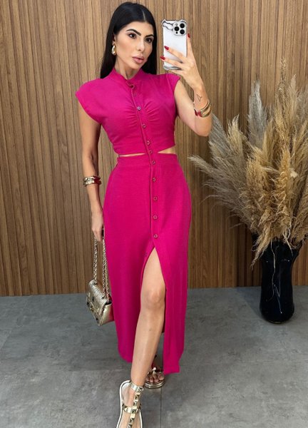 Vestido Duna Carol - Pink
