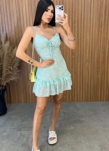 Vestido Alice Chiffon - Verde