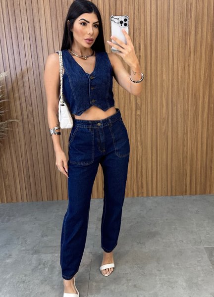 Colete Maju Jeans - Jeans