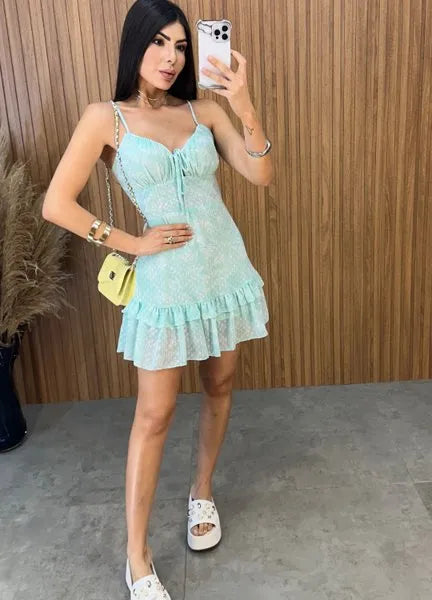 Vestido Alice Chiffon - Verde
