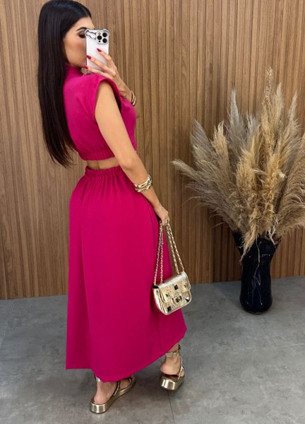 Vestido Duna Carol - Pink