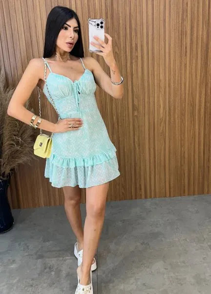 Vestido Alice Chiffon - Verde
