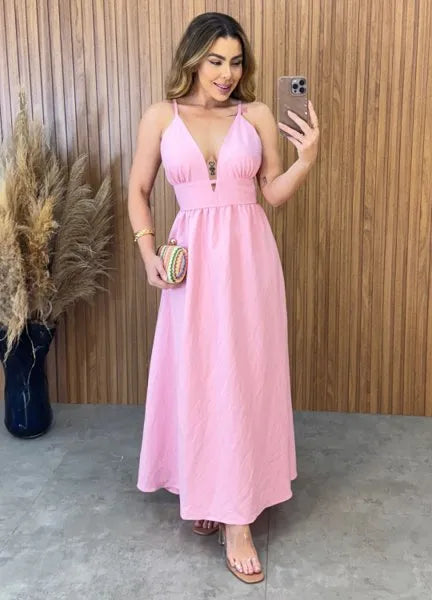 Vestido Emma - Rosa
