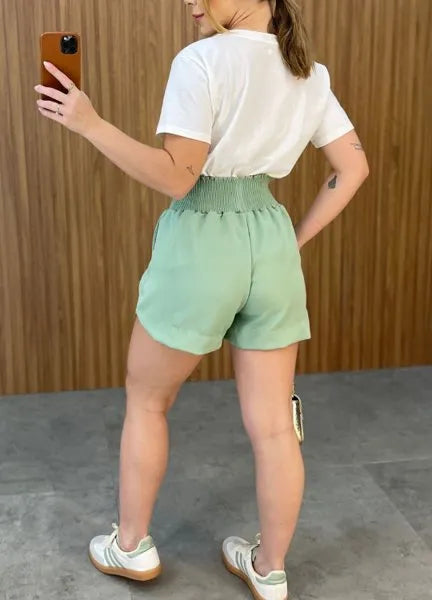 Short Julia Alfaiataria - Verde