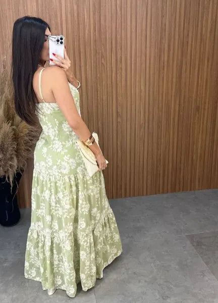 Vestido Débora Laise - Verde