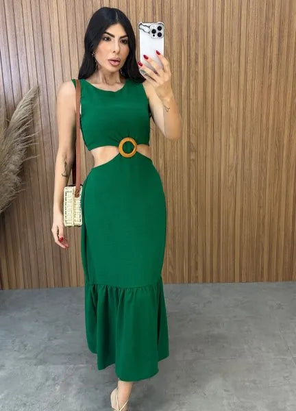 Vestido Cancún Duna - Verde