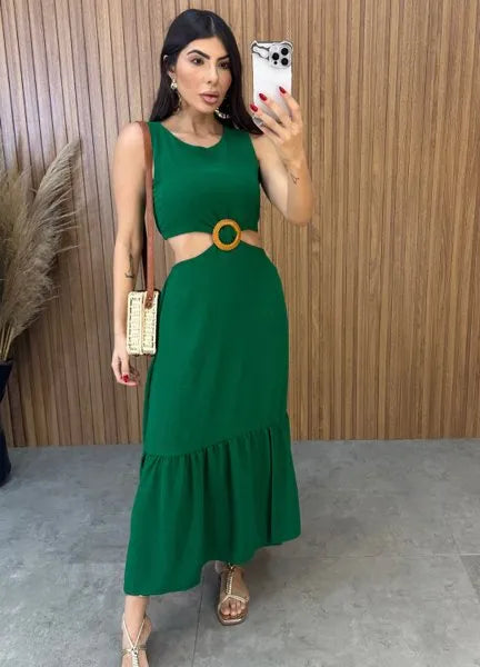 Vestido Cancún Duna - Verde