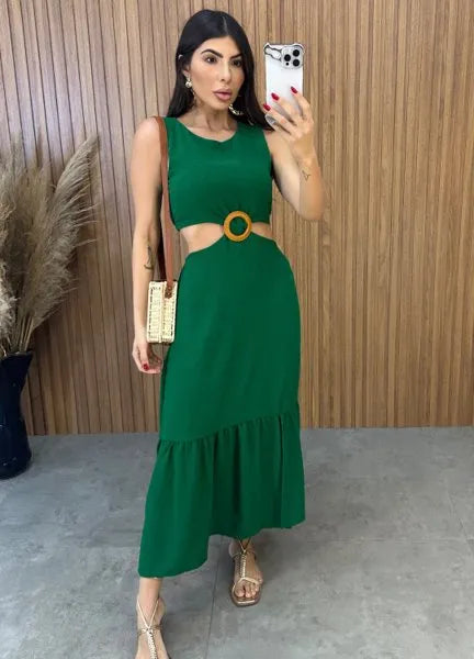Vestido Cancún Duna - Verde