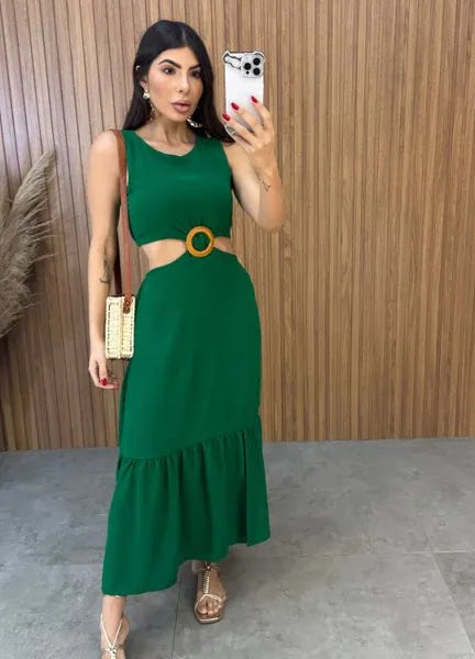 Vestido Cancún Duna - Verde