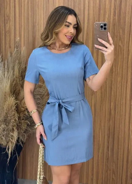 Vestido Estela - Azul