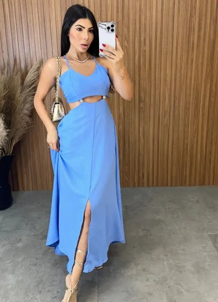 Vestido Jeri - Azul