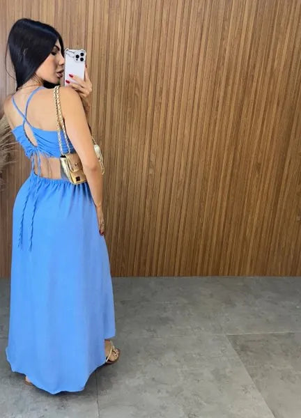 Vestido Jeri - Azul