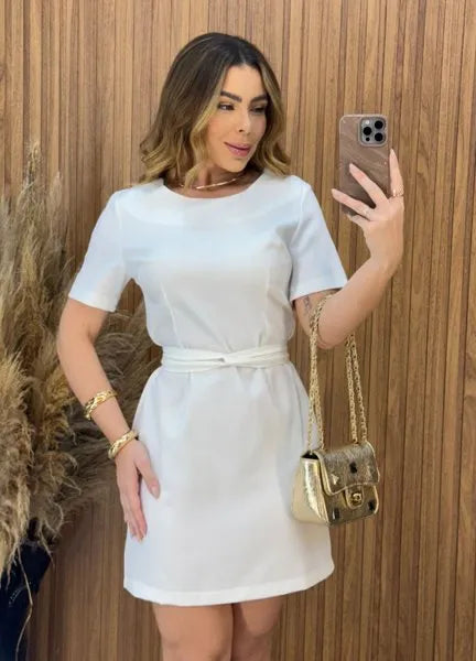 Vestido Estela - Branco