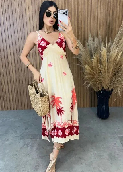 Vestido Alça Paraty - Vermelha