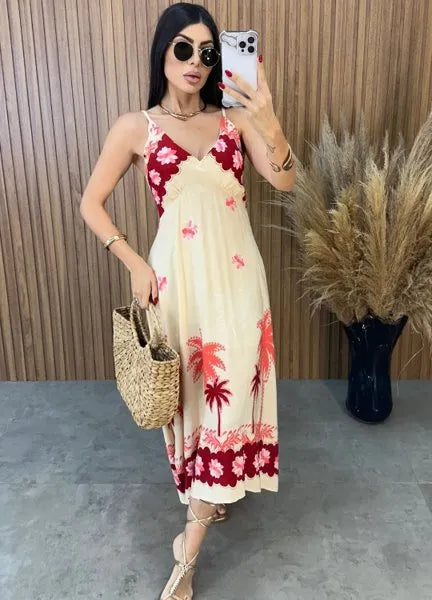 Vestido Alça Paraty - Vermelha