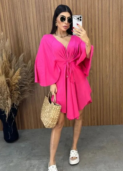Vestido Bata - Rosa