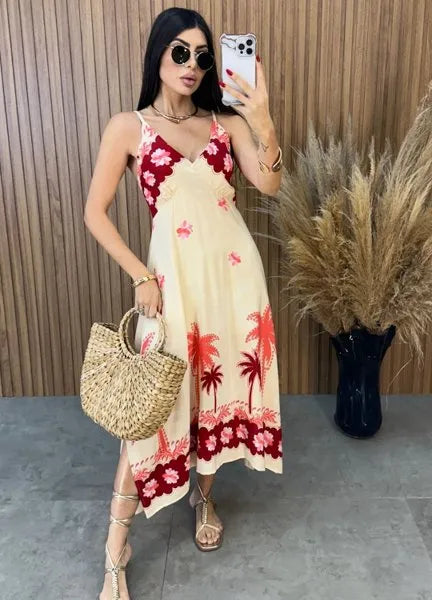 Vestido Alça Paraty - Vermelha