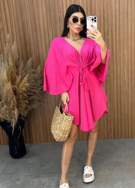 Vestido Bata - Rosa
