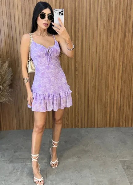 Vestido Alice Chiffon - Lavanda