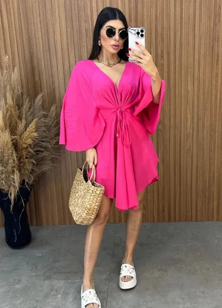 Vestido Bata - Rosa