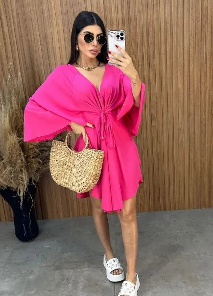 Vestido Bata - Rosa