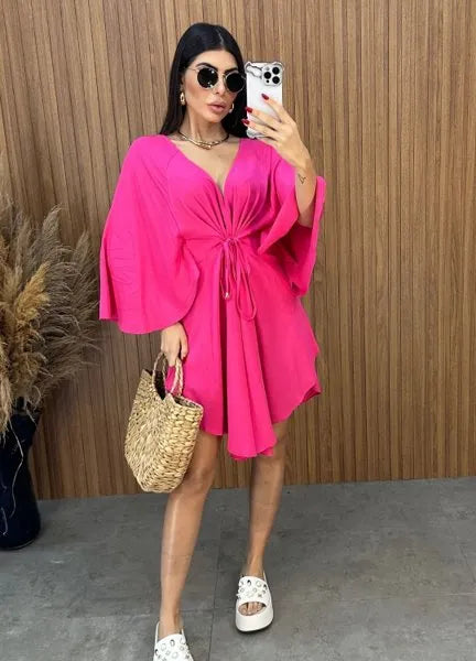 Vestido Bata - Rosa