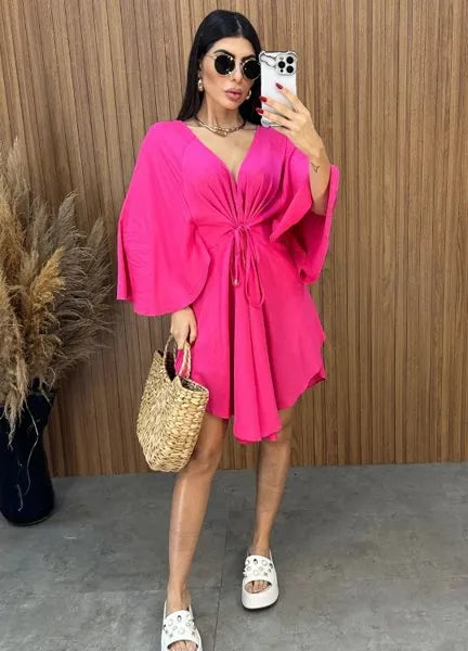 Vestido Bata - Rosa