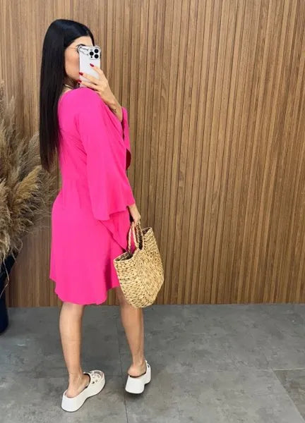 Vestido Bata - Rosa
