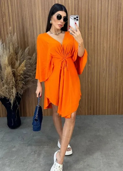Vestido Bata - Laranja