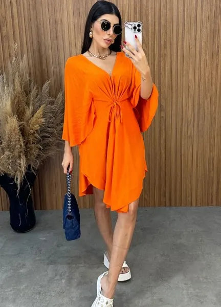 Vestido Bata - Laranja